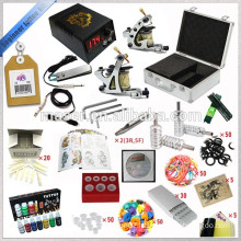 Starter Tattoo Kits with Tattoo Machine and Power Unit and Clip Cord